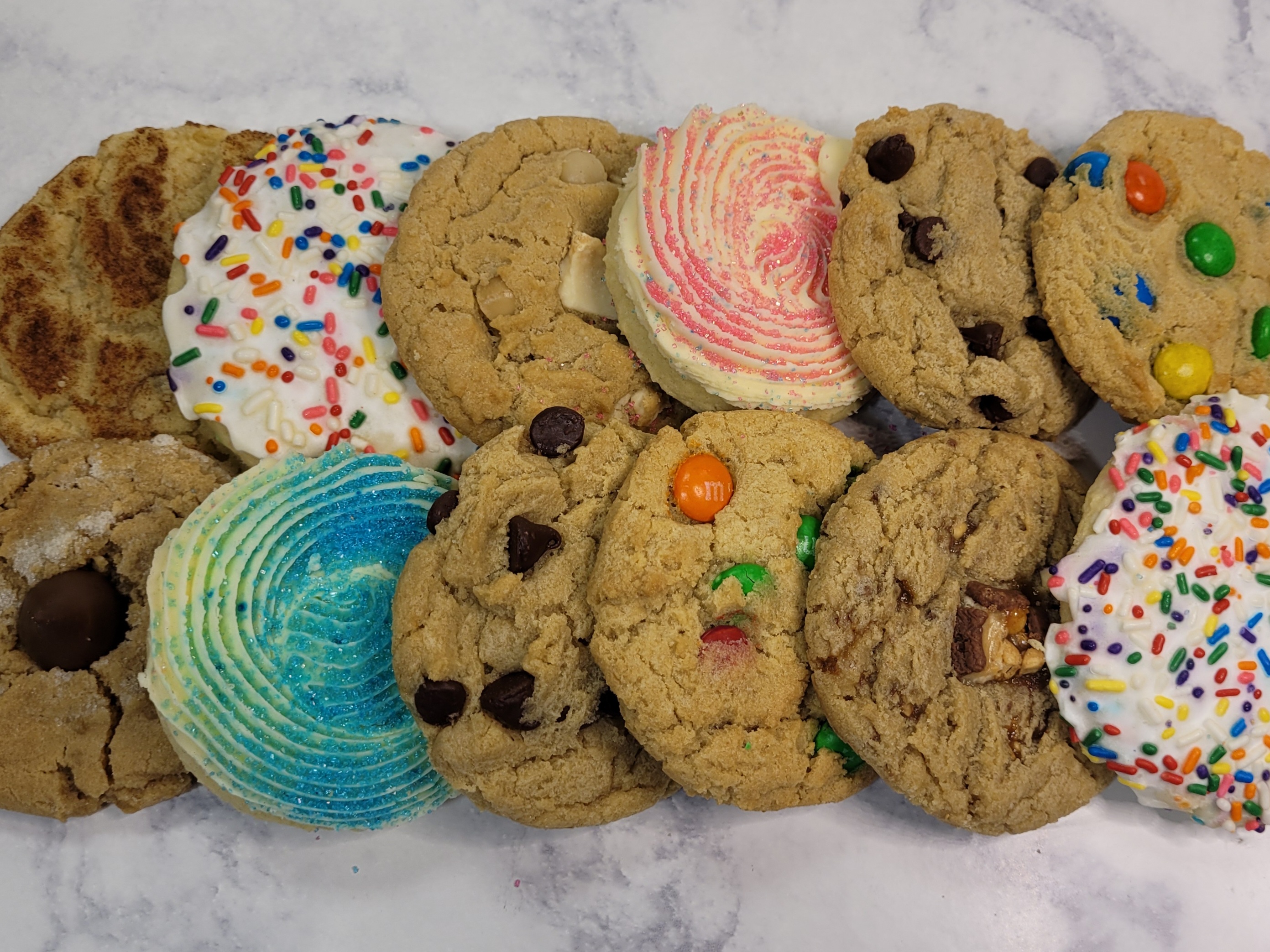 Order Buy 6, Get 1 Free – Pick Your Cookie food online from Blondies Cookies store, Kokomo on bringmethat.com