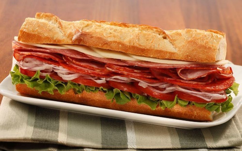 Order The Godfather Sub - 7" food online from Pino's Pizzeria store, Easton on bringmethat.com