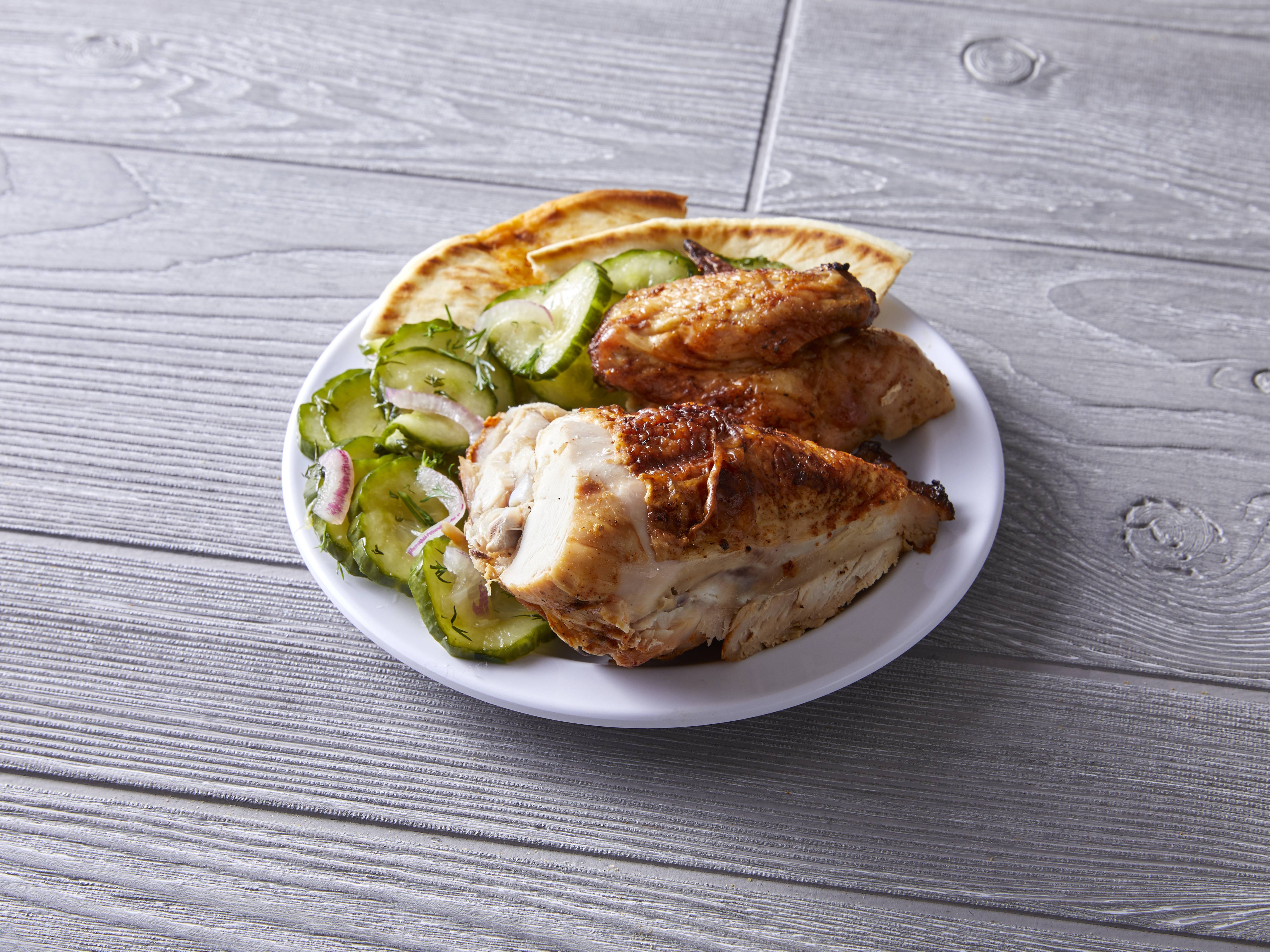 Order 7. 3-Piece Chicken White Meat food online from Chicken Works & Salad Company store, Chicago on bringmethat.com