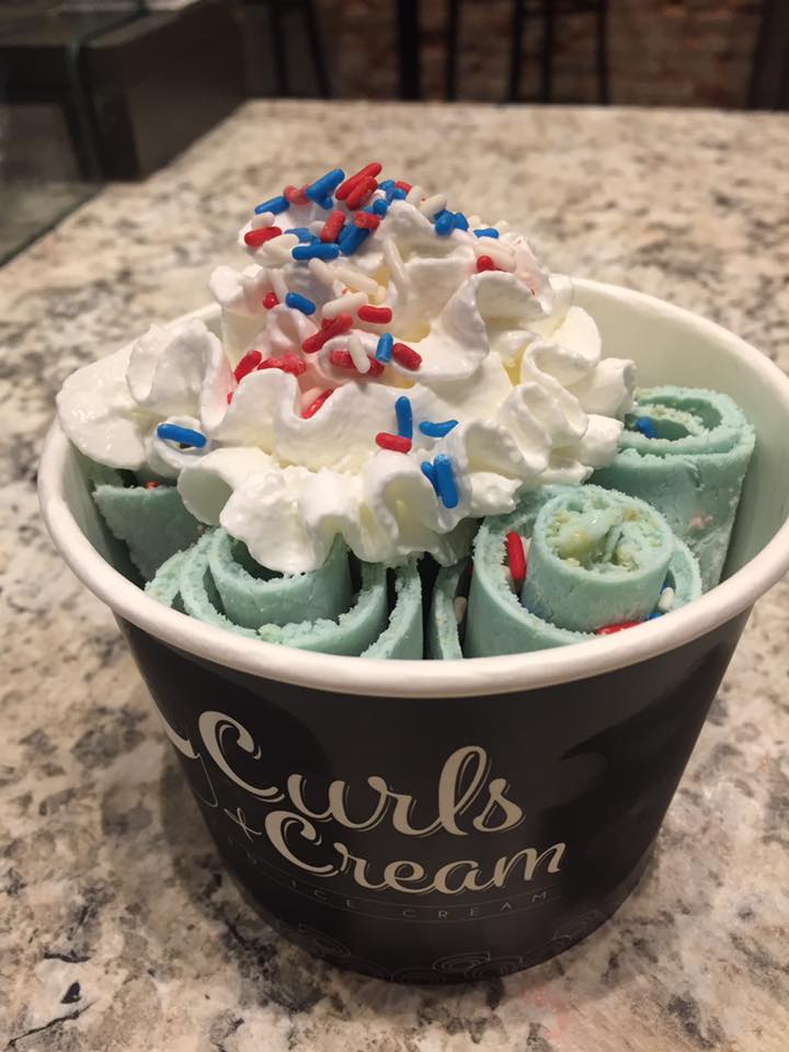 Order Birthday Cake Icecream food online from Craving The Curls Rolled Ice Cream store, Paducah on bringmethat.com