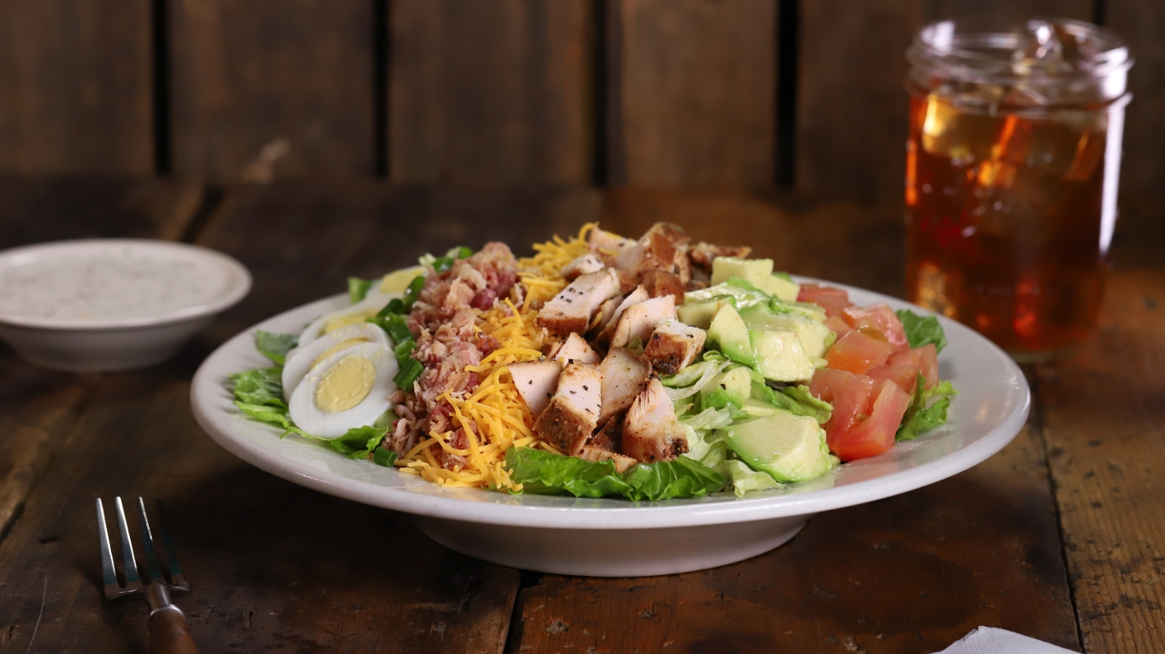 Order Chicken Cobb Salad food online from Cousin Barbq store, Crowley on bringmethat.com