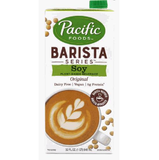 Order Pacific Foods Soy Beverage - Barista Series food online from IV Deli Mart store, Goleta on bringmethat.com