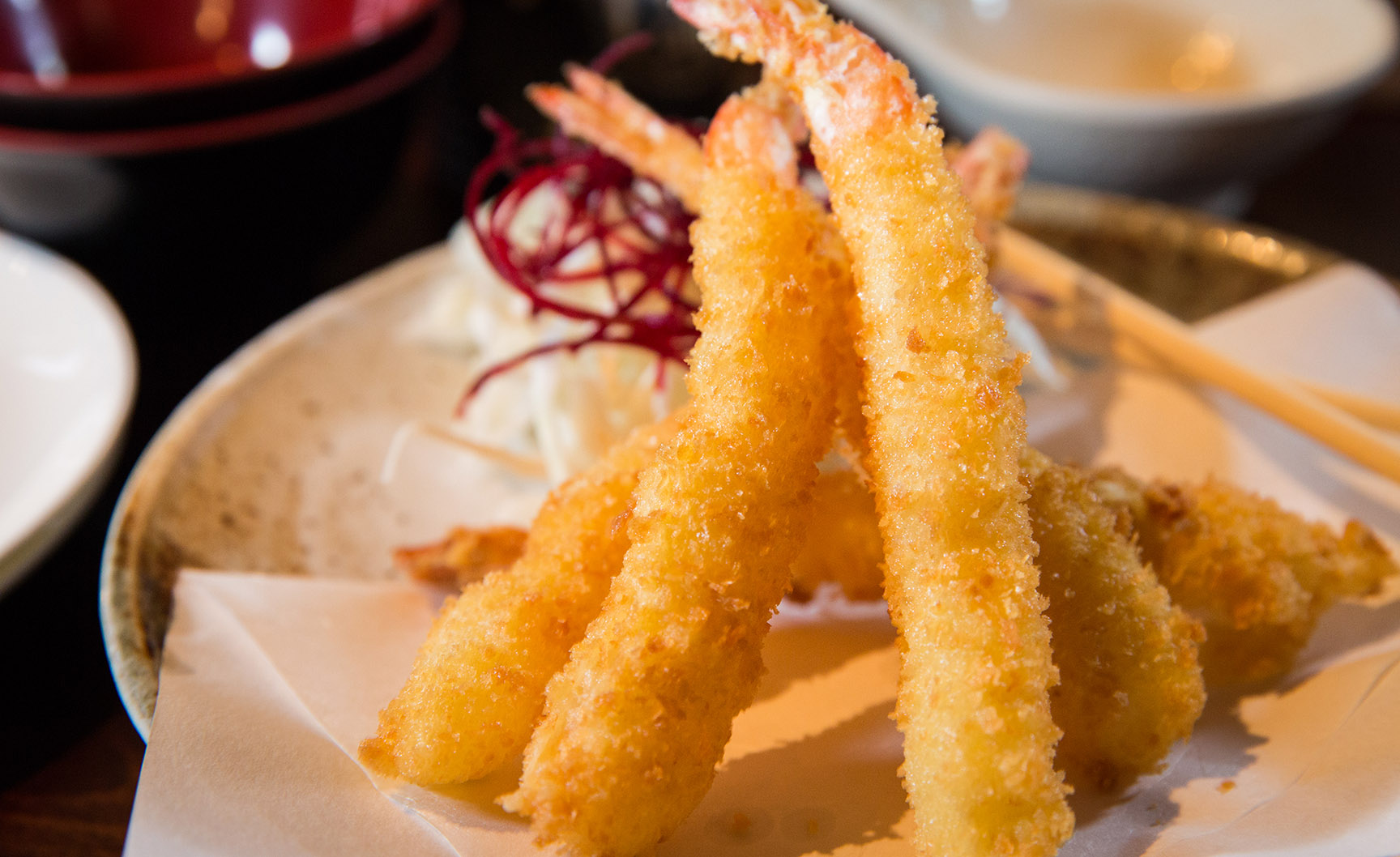 Order Shrimp Tempura  food online from Mikoto Ramen Bar & Sushi store, Southlake on bringmethat.com