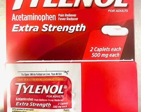 Order Tylenol Extra Strength   (1 Packet) food online from Sui Min House store, Paterson on bringmethat.com