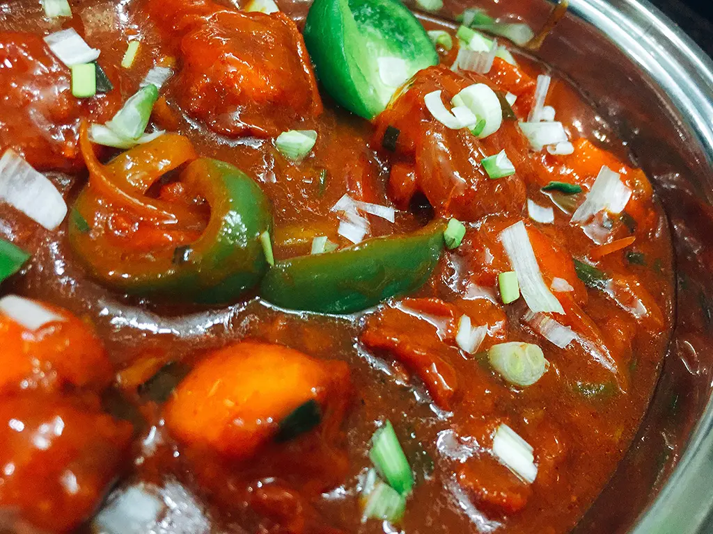 Order Chili Chicken food online from Sana Indian Restaurant store, Fort Worth on bringmethat.com