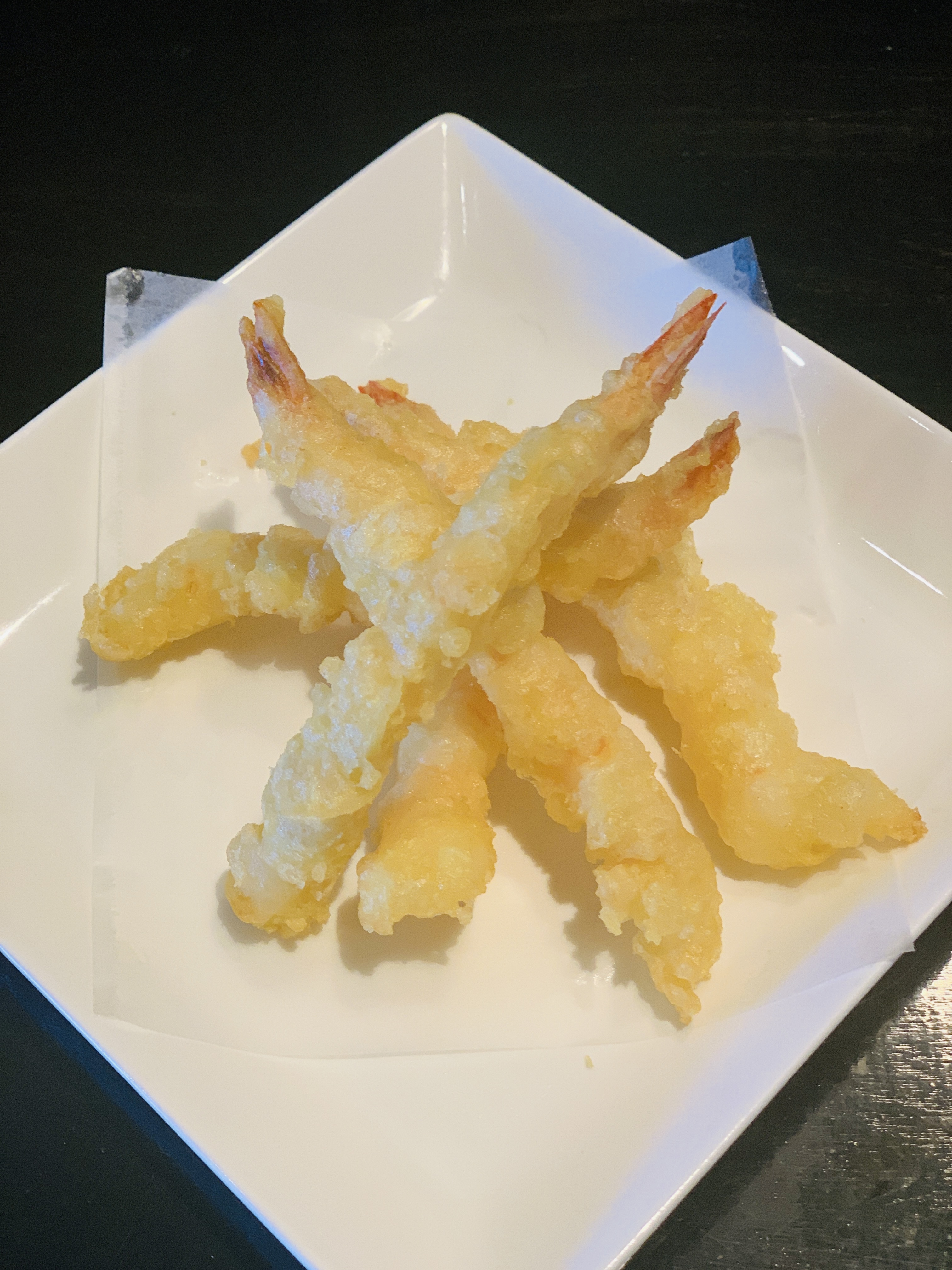 Order Shrimp Tempura (5 Pieces) food online from Oki Japanese Grill store, Plano on bringmethat.com