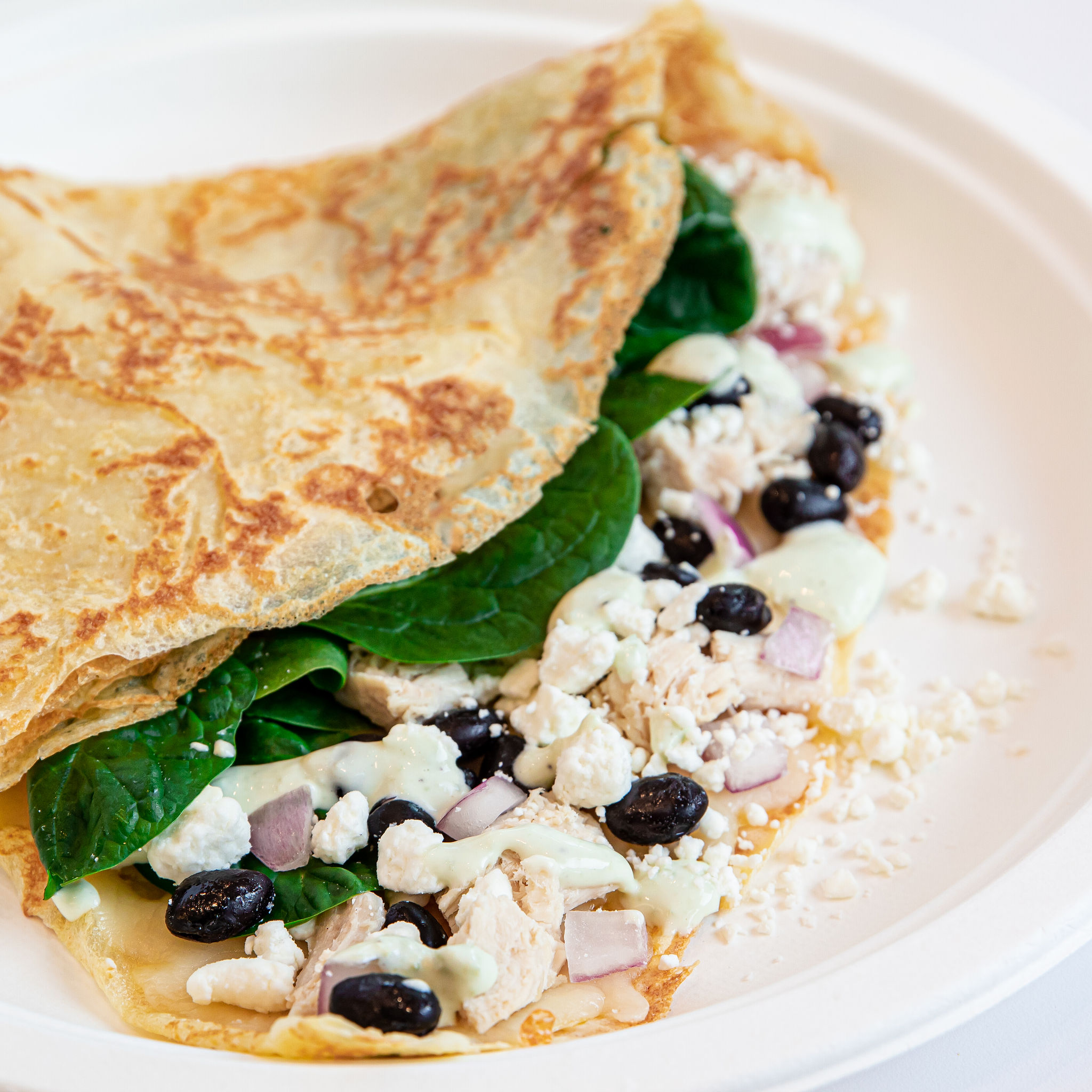 Order Jalapeno Chicken Crepe food online from Hazelnuts Creperie store, Charlotte on bringmethat.com