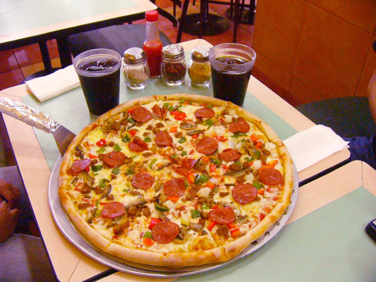 Order Meat Lovers Pizza food online from Sbarro store, El Cajon on bringmethat.com