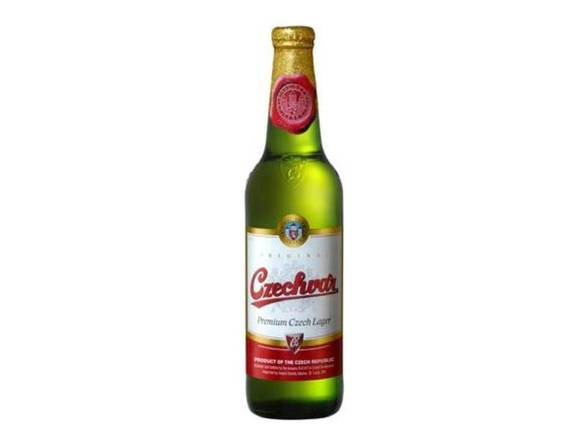 Order Czechvar Premium Lager - 4x 16oz Cans food online from Rayan Discount Liquors store, CHICAGO on bringmethat.com