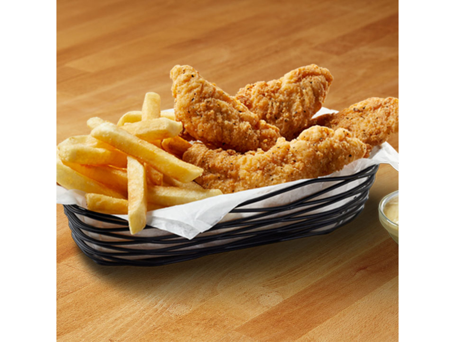 Order Chicken Tenders with Fries Basket food online from Papa Gino's store, West Warwick on bringmethat.com