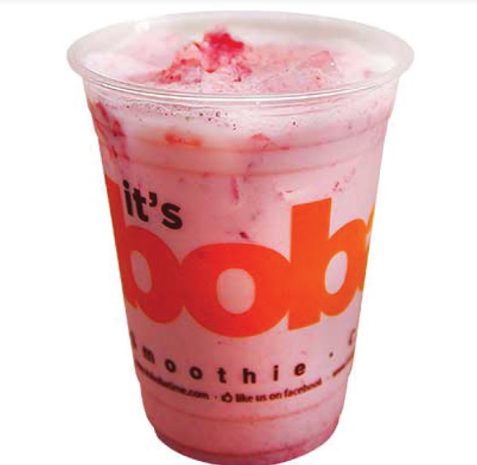 Order Strawberry Milk Tea food online from Boba Time store, Los Angeles on bringmethat.com