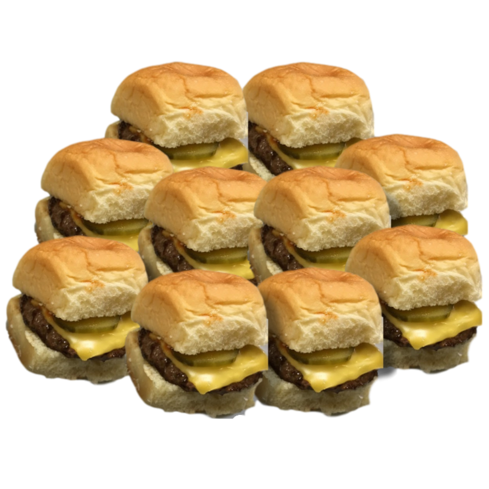 Order 10 Pack Cheeseburger (Certified Angus) food online from Lil Burgers store, Nutley on bringmethat.com