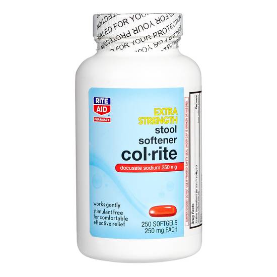 Order Rite Aid Extra Strength Col Rite Softgels 250mg (250 ct) food online from Rite Aid store, Ashtabula on bringmethat.com