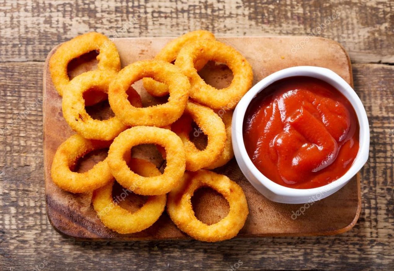 Order Onion Rings - Onion Rings food online from Big D Pizza store, Clyde on bringmethat.com