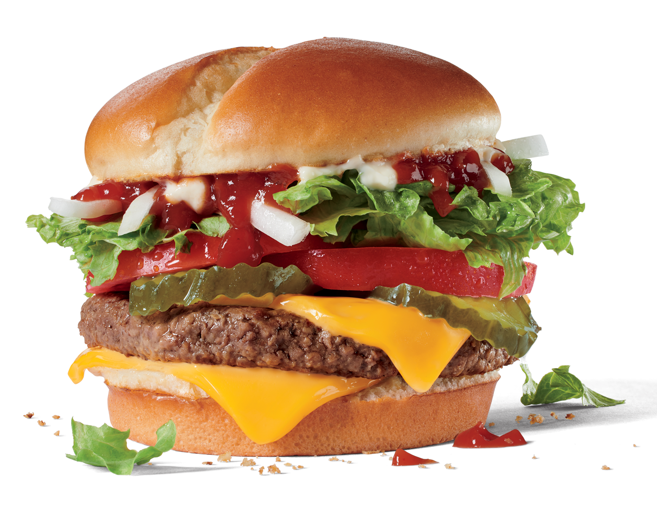 Order Impossible™ Jumbo Jack Cheeseburger food online from Jack In The Box store, Phoenix on bringmethat.com