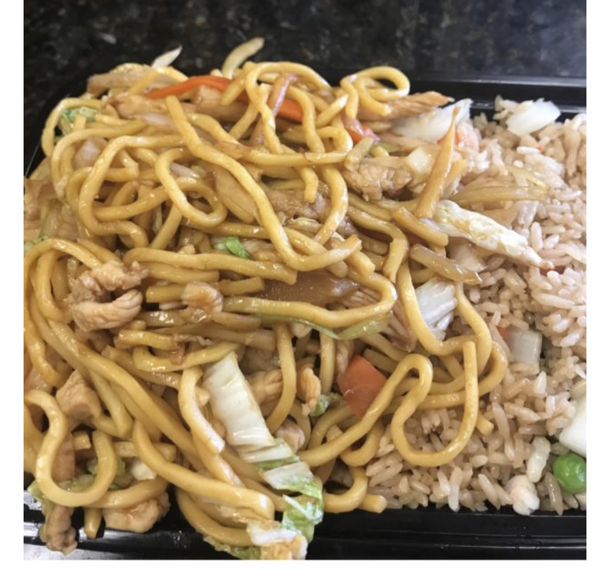 Order C10. Chicken Lo Mein Combo 鸡捞面 food online from China Star store, Blue Bell on bringmethat.com