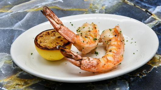 Order (3) Jumbo Grilled Shrimp food online from Morton The Steakhouse store, King of Prussia on bringmethat.com