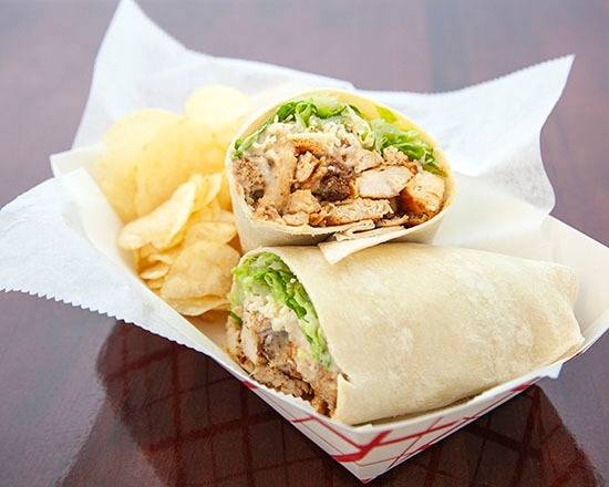 Order Caesar Wraps with Chicken food online from Stash's Pizza Roslindale store, Boston on bringmethat.com
