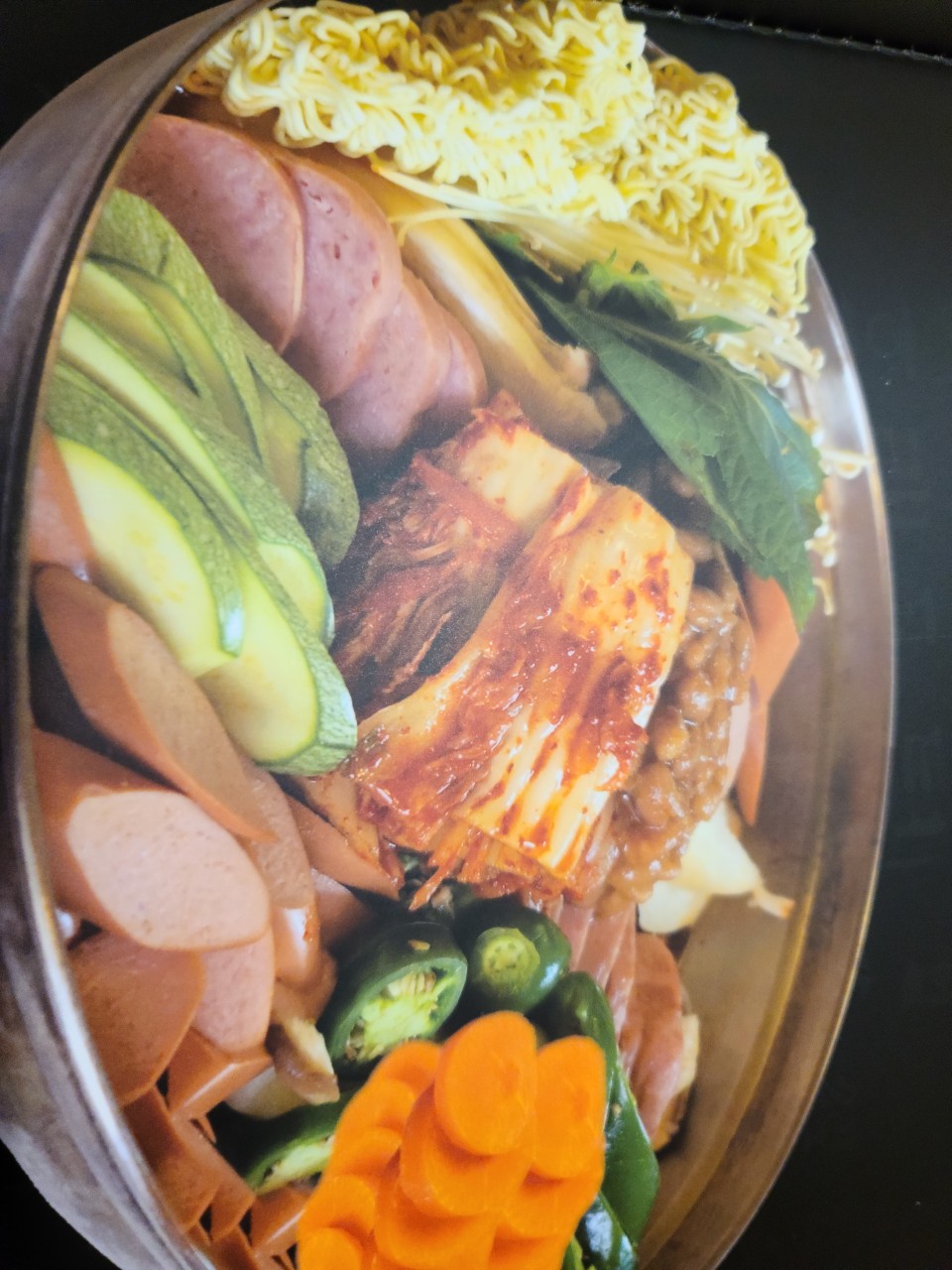 Order Army Stew(Budae-Jigae) 부대찌개 food online from Pyeong Chang Tofu store, Berkeley on bringmethat.com
