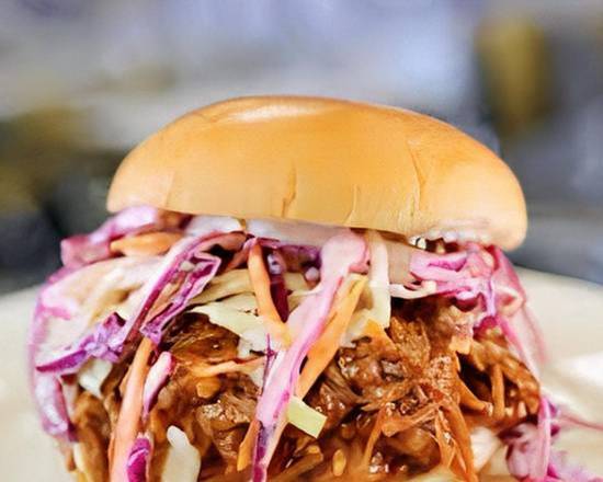Order Pulled Chicken Sandwich food online from Memphis Diva Queen BBQ store, College Park on bringmethat.com