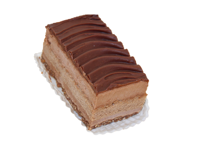 Order Chocolate Hazelnut Crunch Slice food online from Les Delices French Bakery store, Rockville on bringmethat.com