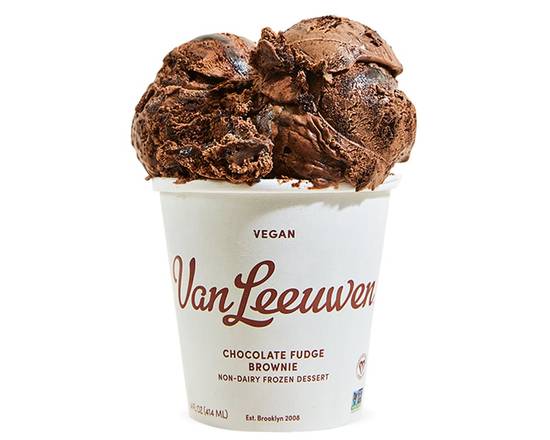 Order Vegan Chocolate Fudge Brownie food online from Van Leeuwen Ice Cream store, Dallas on bringmethat.com