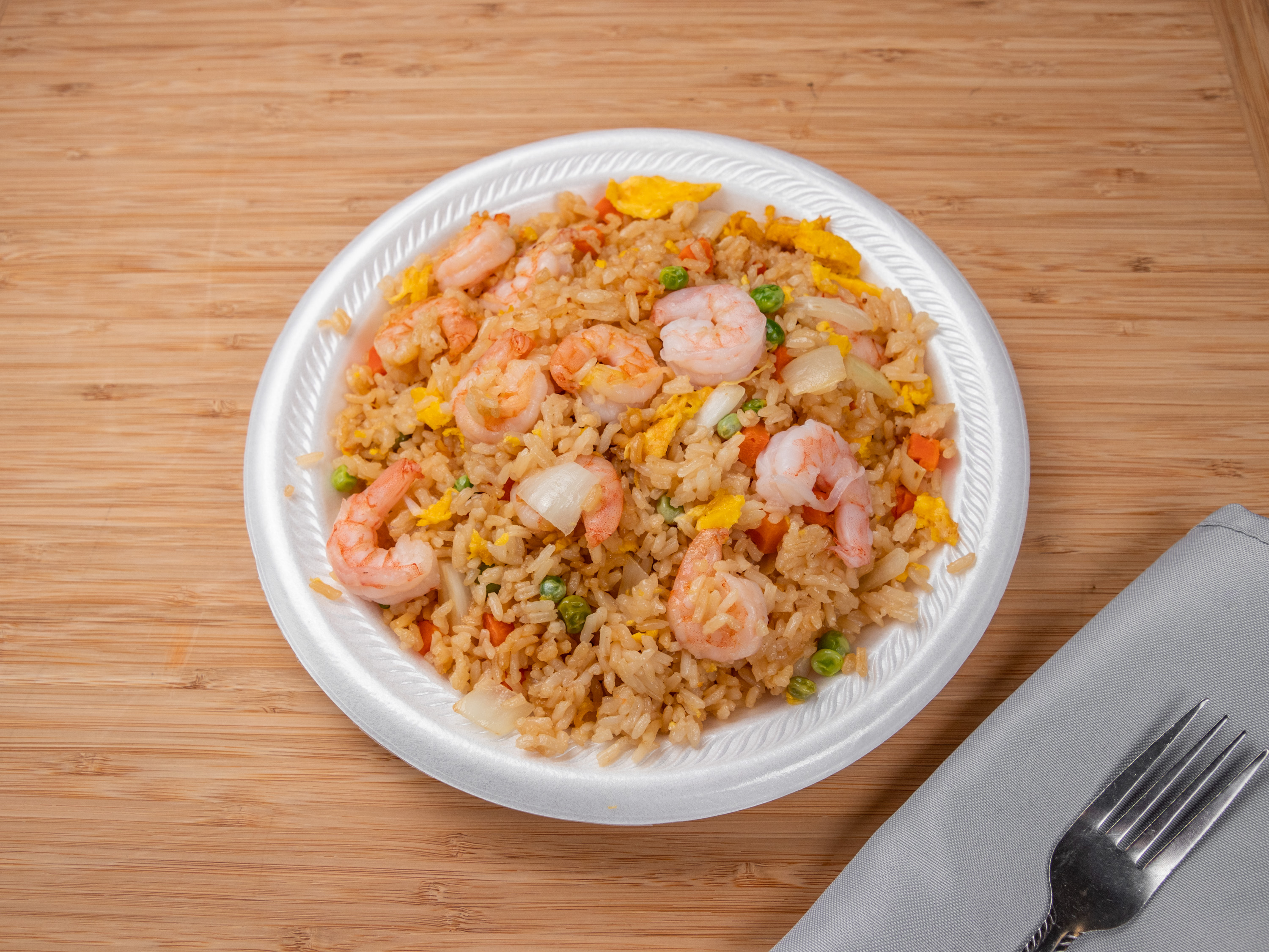 Order Shrimp Fried Rice food online from Hong Kong City store, Norcross on bringmethat.com