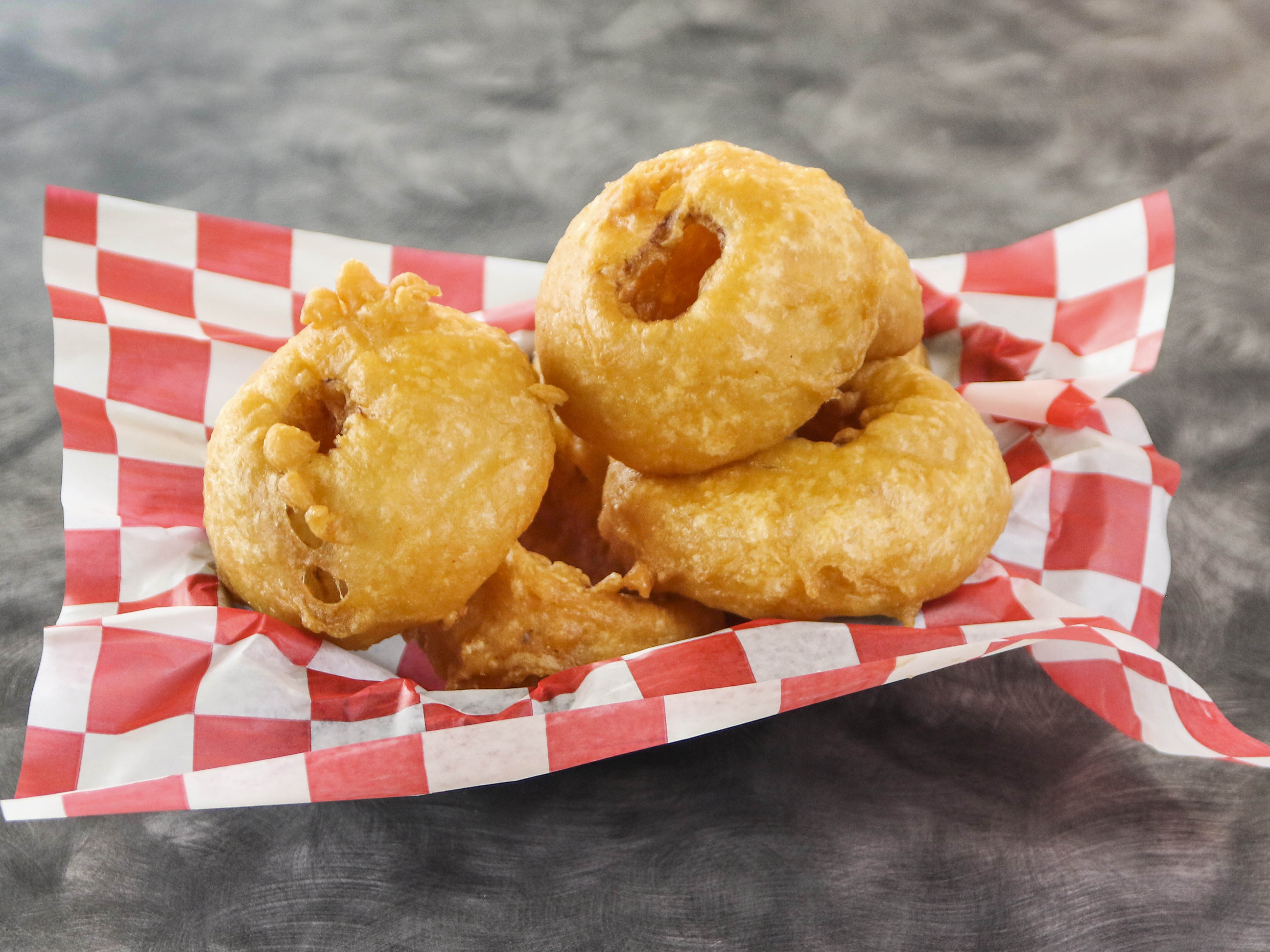 Order Onion Rings food online from Seeburger Cheeseburgers store, New Baltimore on bringmethat.com