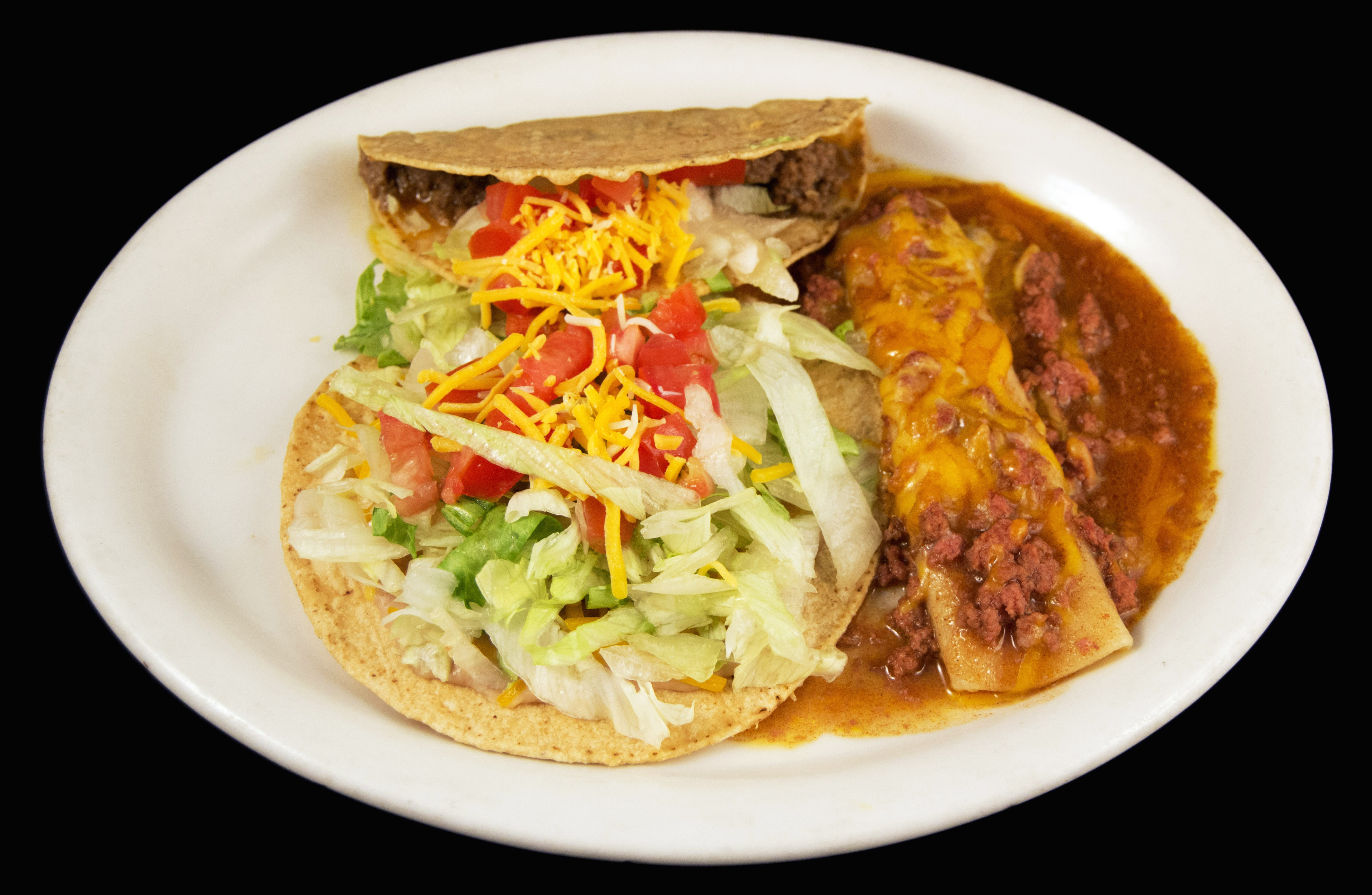 Order 2. One Cheese Enchilada Combo  food online from Mi Comal Mexican Restaurant store, Irving on bringmethat.com