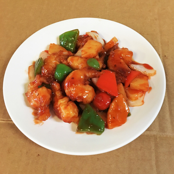 Order Sweet and Sour Prawns 甜酸虾 food online from King Kee store, San Francisco on bringmethat.com