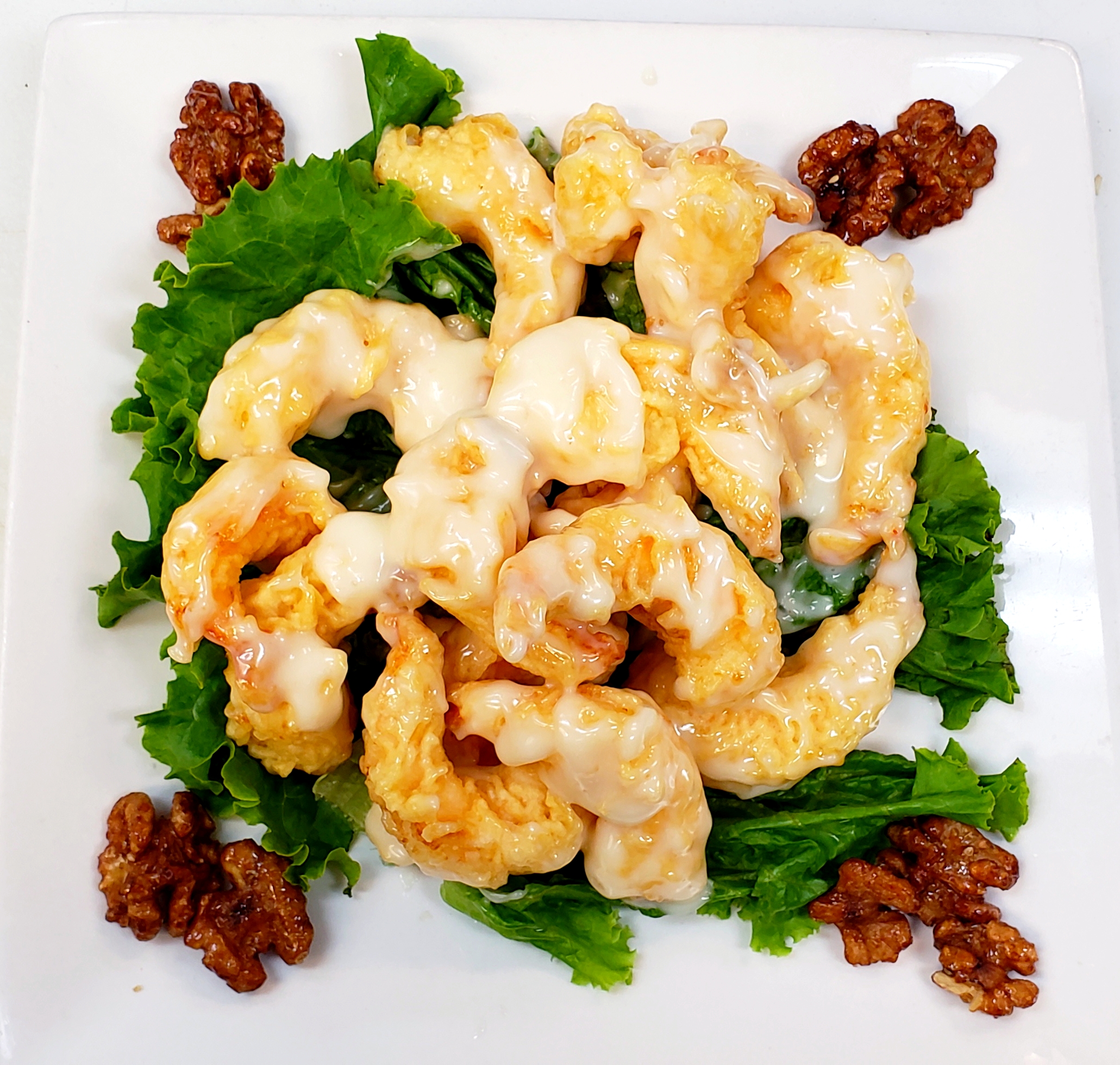 Order 316. Honey Walnut Shrimp food online from Thien Hoang Restaurant store, Portland on bringmethat.com