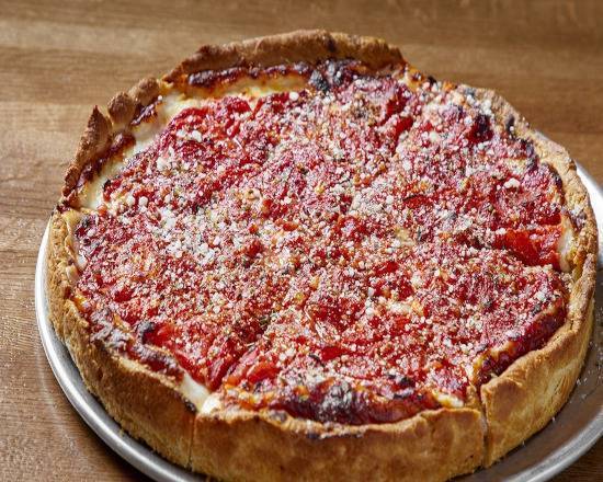Order (10") Deep Dish food online from Moretti Ristorante & Pizzeria store, Lake in the Hills on bringmethat.com