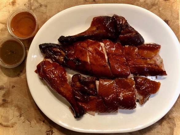 Order Roast Duck - Half of a bird 半隻燒鴨 food online from Go Duck Yourself Crafted By Hing Lung Company store, San Francisco on bringmethat.com