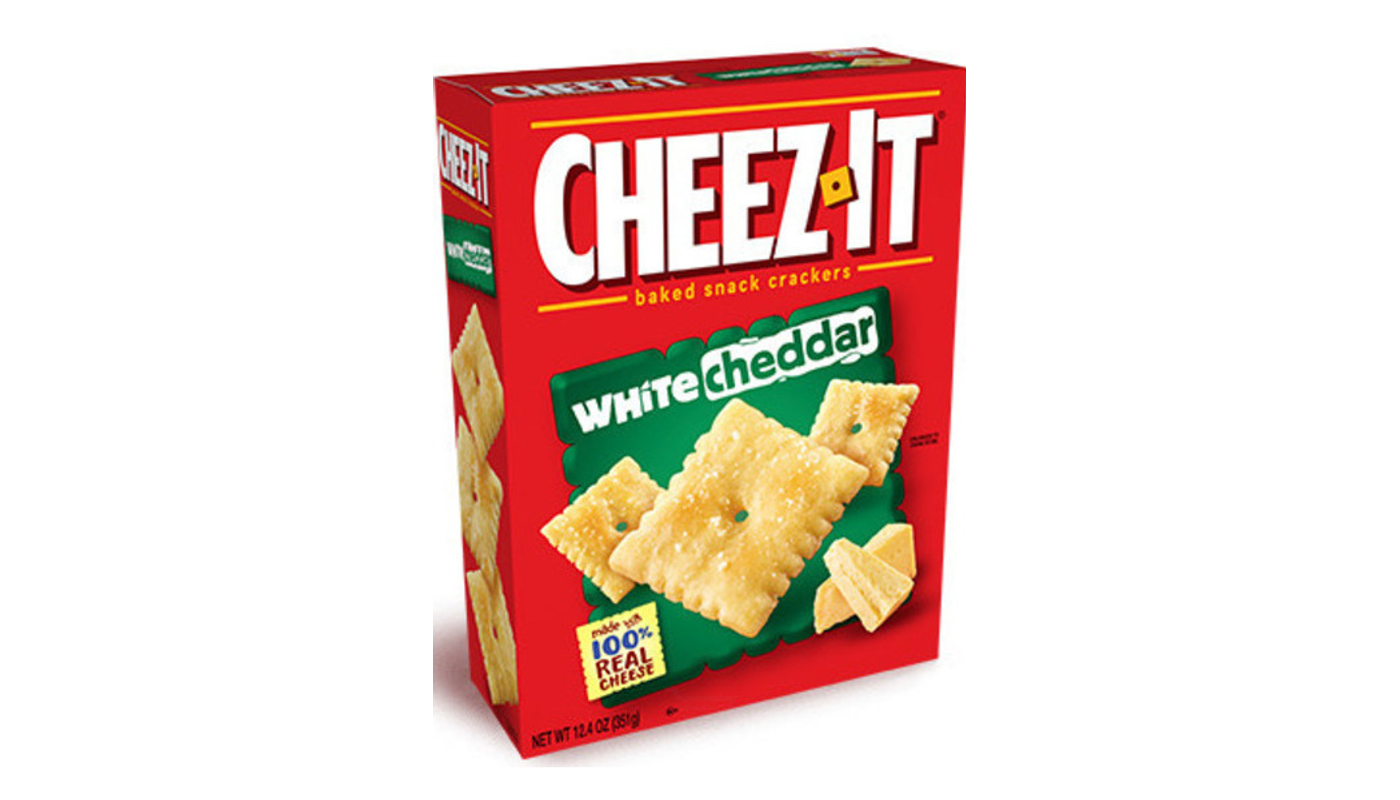 Order Cheez-It Baked Snack Crackers White Cheddar - Grab n' Go 3 oz Bag food online from P & B Liquor & Fine Wine store, Long Beach on bringmethat.com