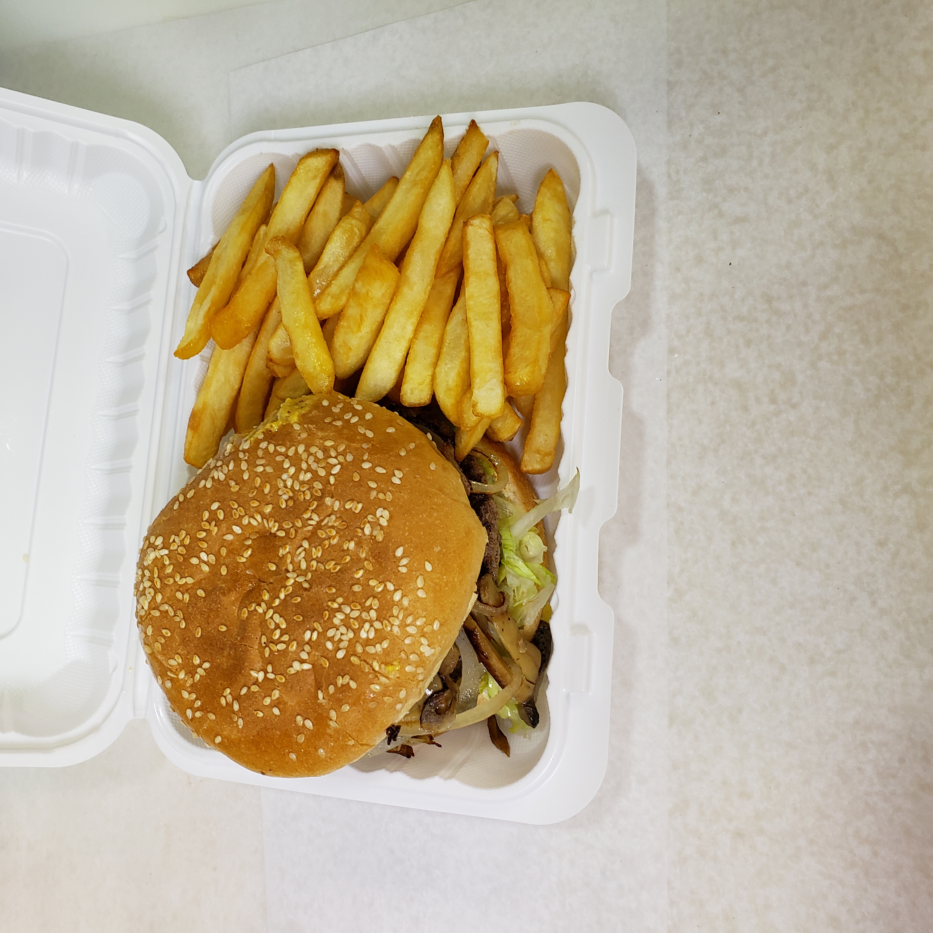 Order NY Burger Deluxe food online from S. Gardens Deli store, Springfield Gardens on bringmethat.com