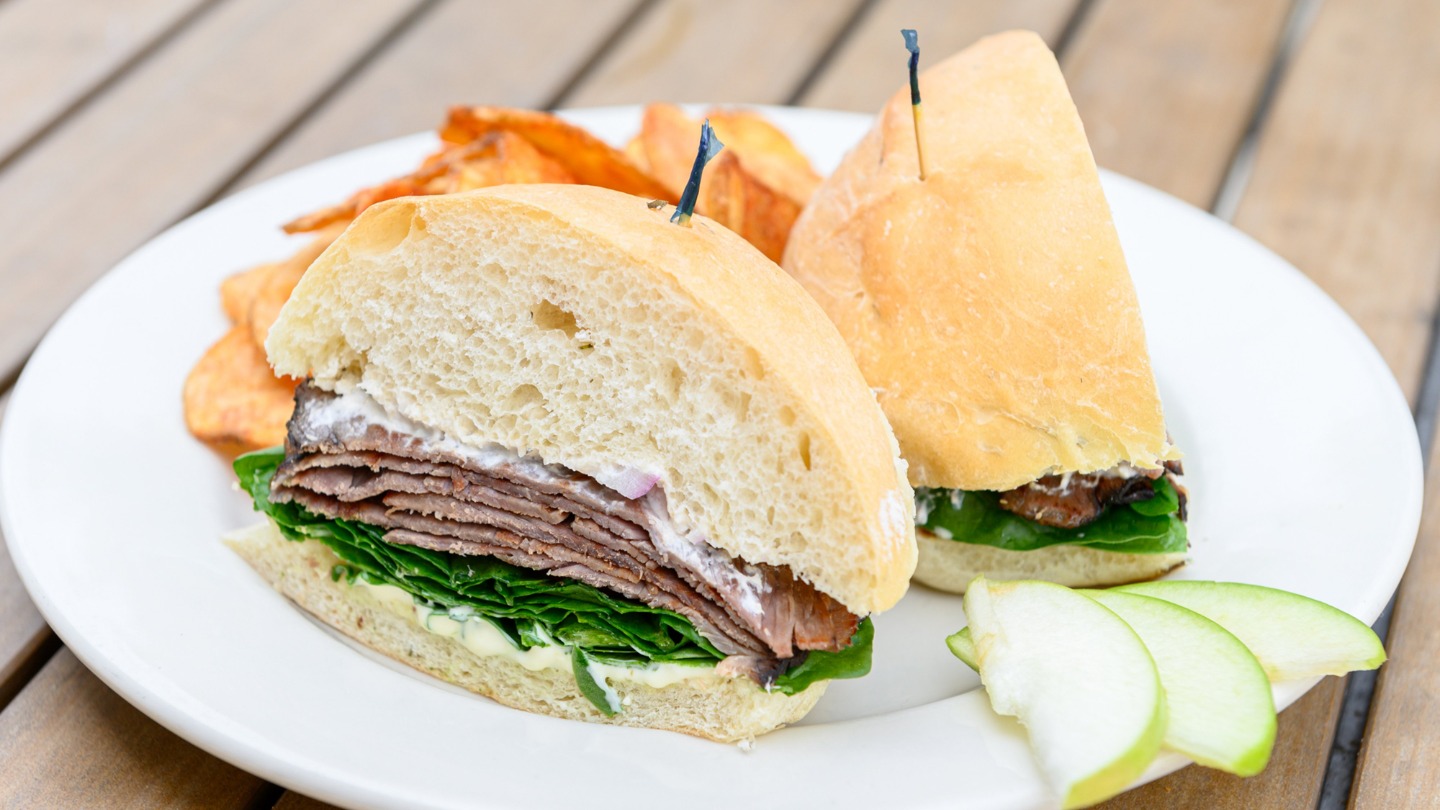 Order Roast Beef Sandwich food online from Chatham Tap store, Indianapolis on bringmethat.com