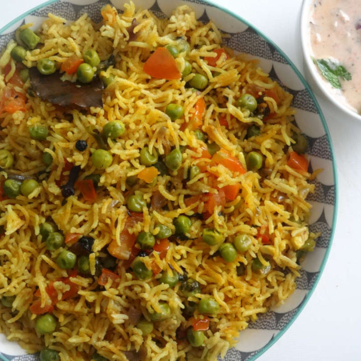 Order Peas Pulav food online from Sonny Indian Kitchen store, Chatham on bringmethat.com