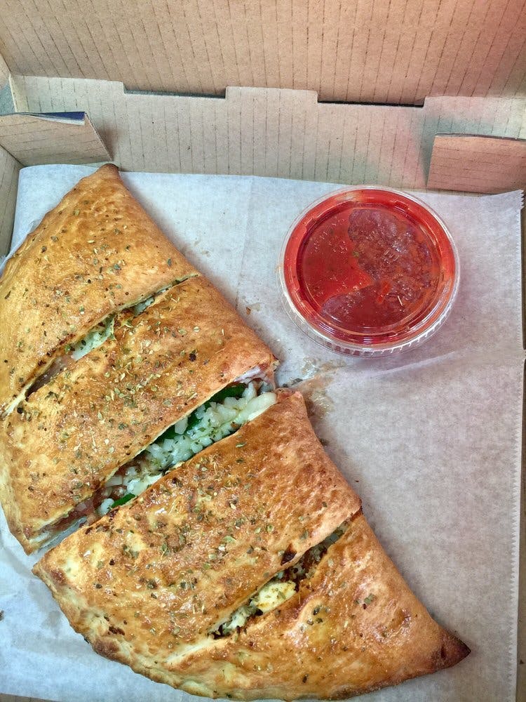 Order Athens Calzone - Calzone food online from Pizza Palace store, Burien on bringmethat.com