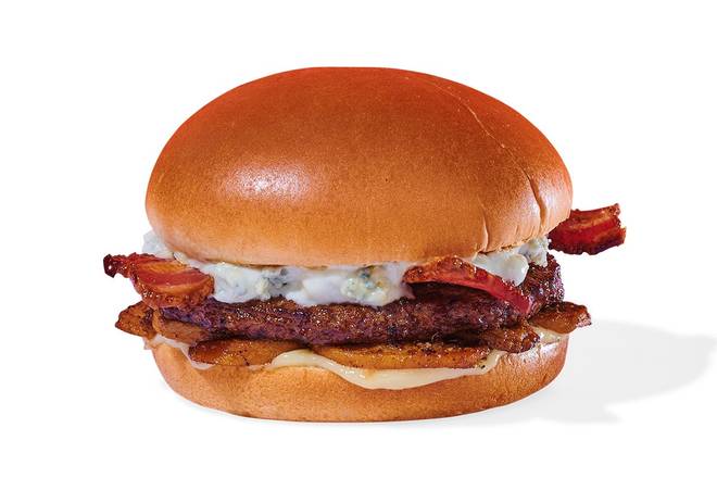 Order Big Blue Bacon Cheeseburger food online from Burgerville #47 - Corvallis store, Corvallis on bringmethat.com