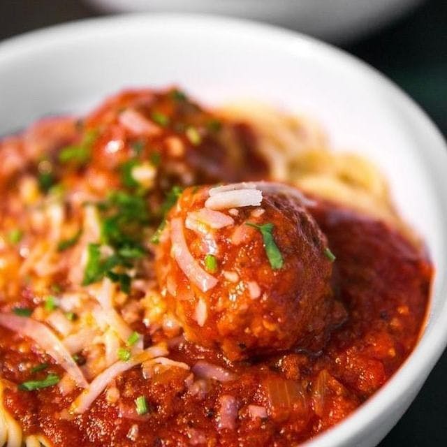Order Pasta with Meatballs - Pasta food online from Pizza Di Roma store, Atlantic City on bringmethat.com