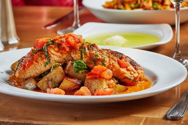 Order Pan Seared Salmon food online from Franco's Ristorante store, Chicago on bringmethat.com