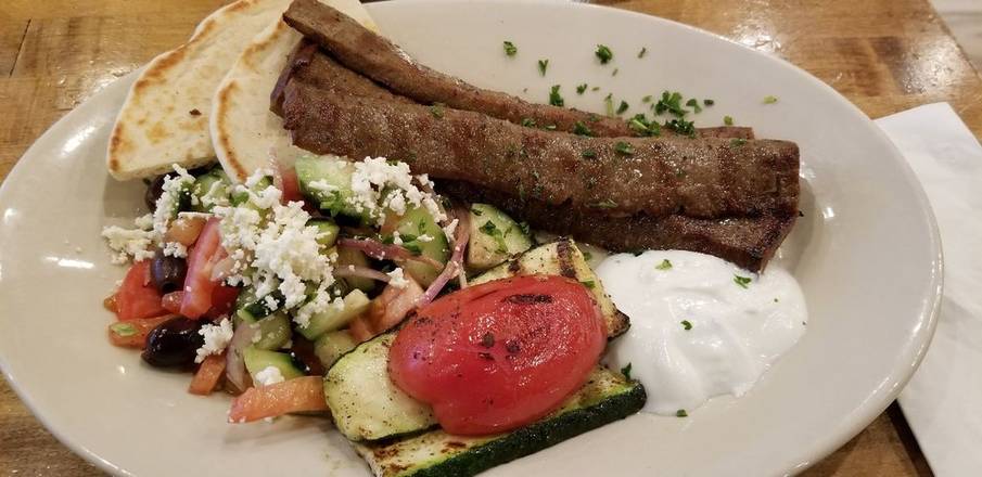 Order Gyros Platter food online from Troy Greek Cuisine store, Martinez on bringmethat.com