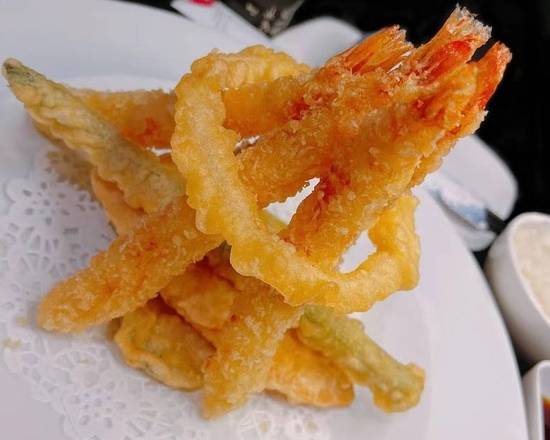 Order Tempura Shrimp & Veggie food online from Kazama Ramen Bar store, Tulsa on bringmethat.com