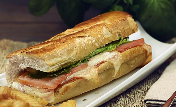 Order Ham and Salami Sub food online from Sicily Pizza & Pasta - Stafford store, Stafford on bringmethat.com