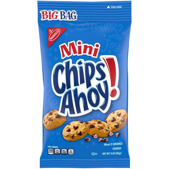 Order Nabisco Chips Ahoy! Real Chocolate Chip Mini Cookies Big Bag (3 oz) food online from Rite Aid store, Yamhill County on bringmethat.com