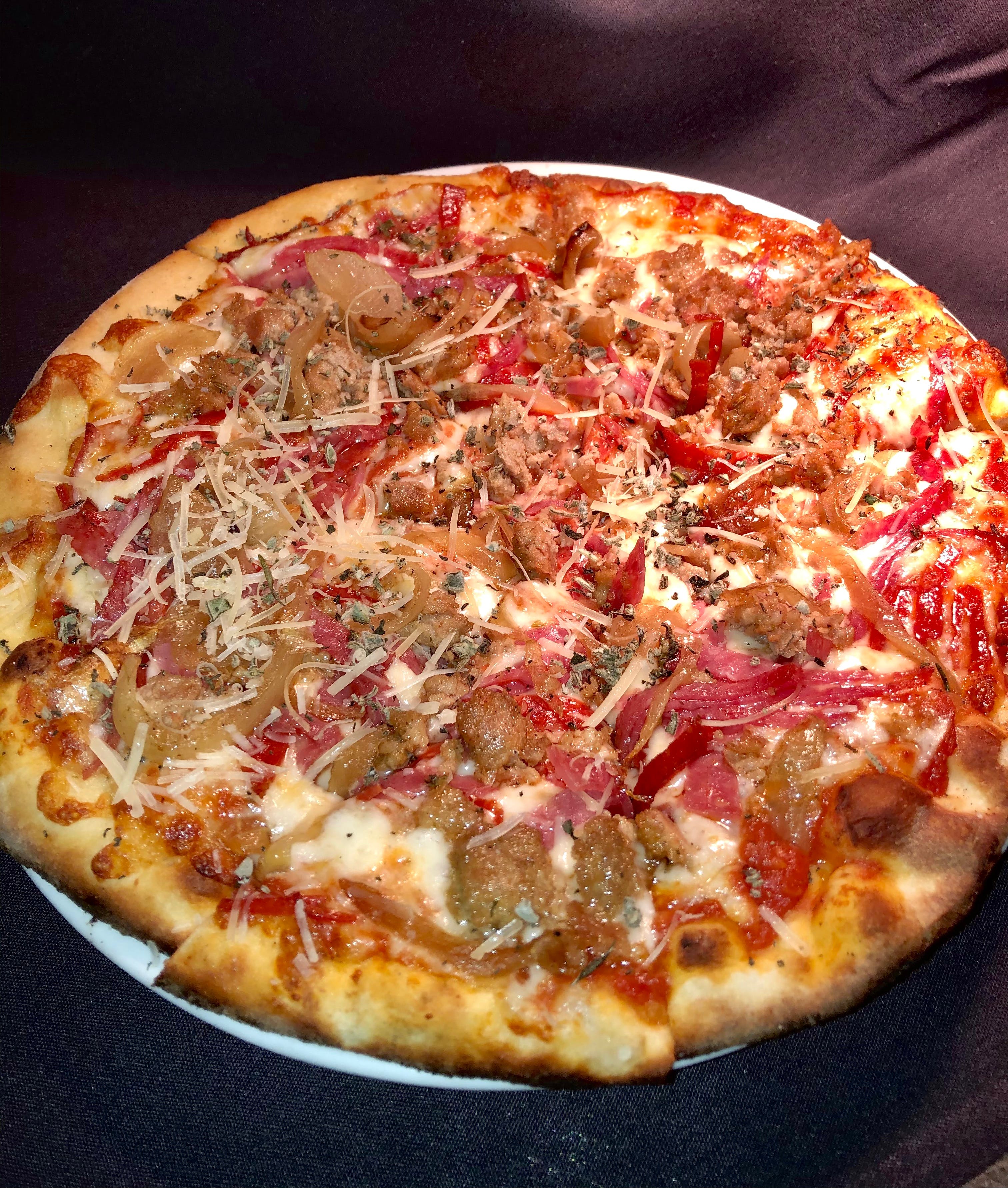 Order Sicilian Pizza - Pizza food online from Martini Italian Bistro store, Louisville on bringmethat.com