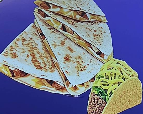 Order CMB 7 Chicken Quesadilla food online from Super Taco store, Schenectady on bringmethat.com