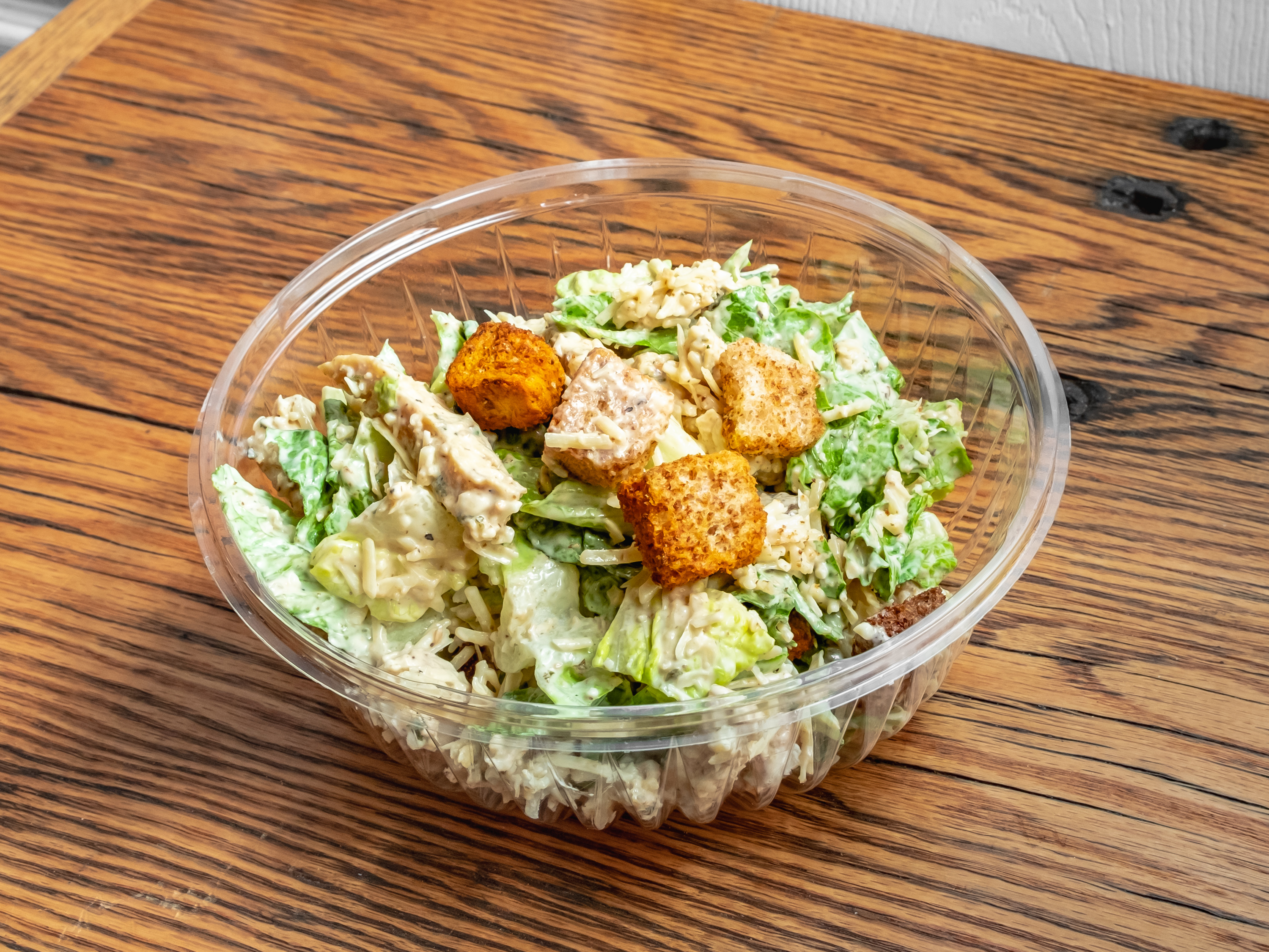 Order 62. Chicken Caesar Salad food online from Healthy Picks store, Philadelphia on bringmethat.com