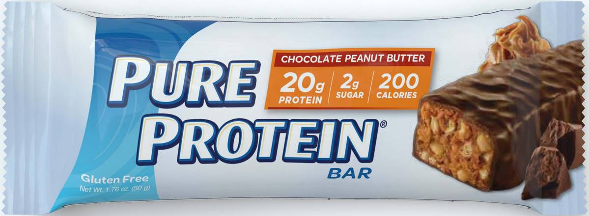 Order Pure Protein High Protein Bar Chocolate Peanut Butter (1.76 oz) food online from Rite Aid store, Simi Valley on bringmethat.com