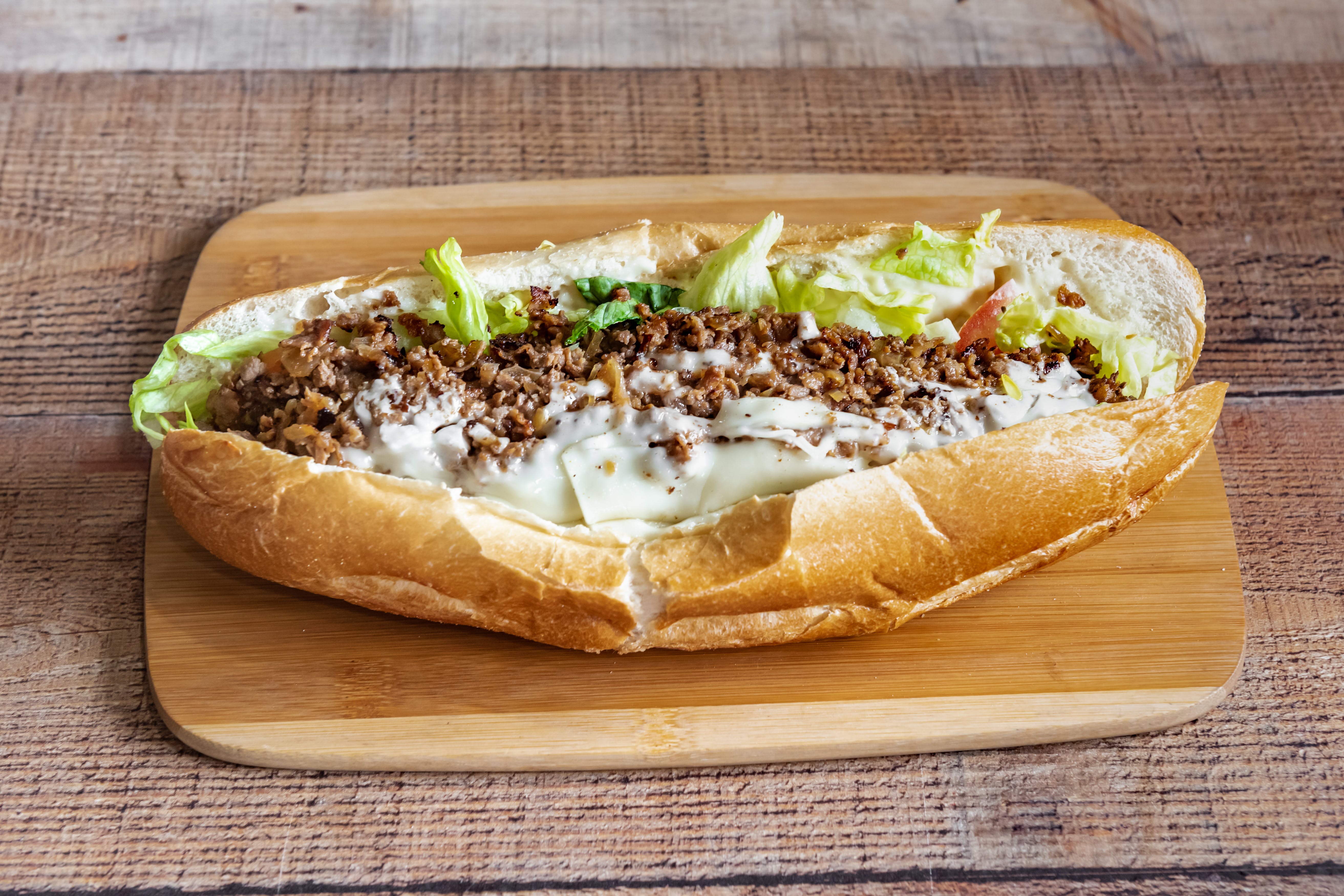 Order Cheesesteak Hoagie - Large food online from Ray's Famous Pizza store, Allentown on bringmethat.com